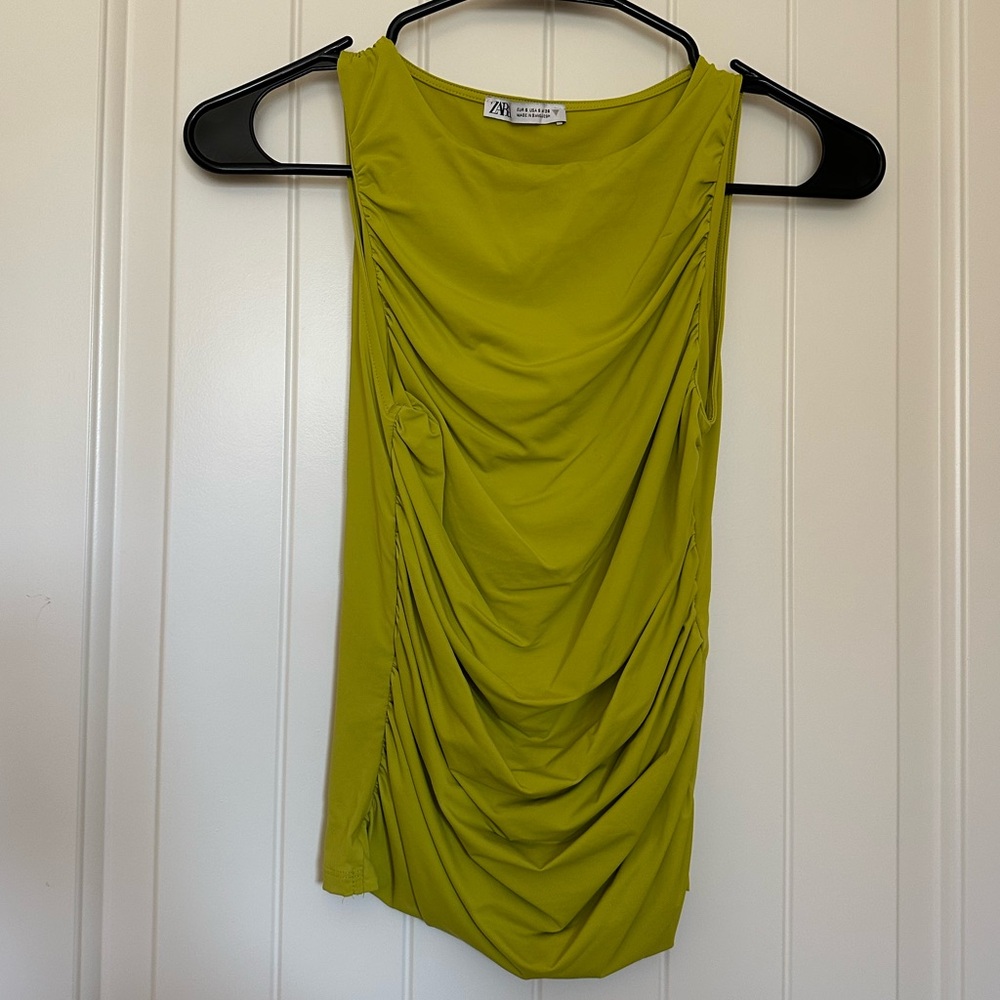 Green Zara top - Picture 1 of 3